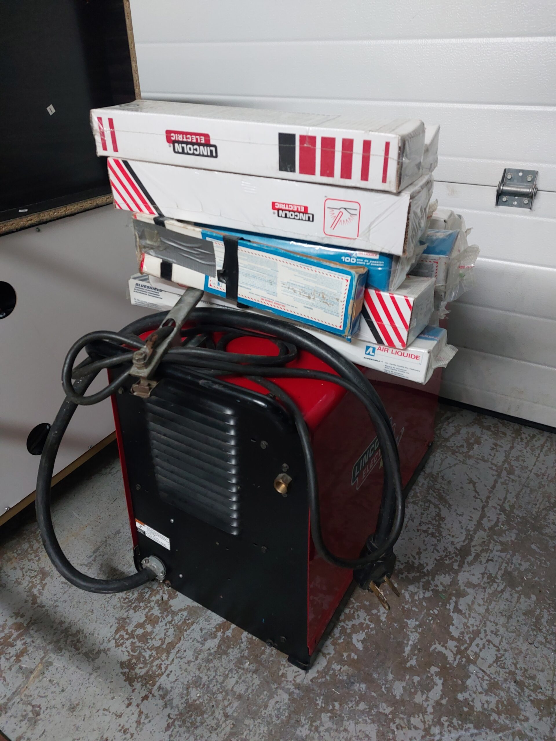 Lincoln Electric Welder and Welding Rods CB PG1602 Located in Prince George