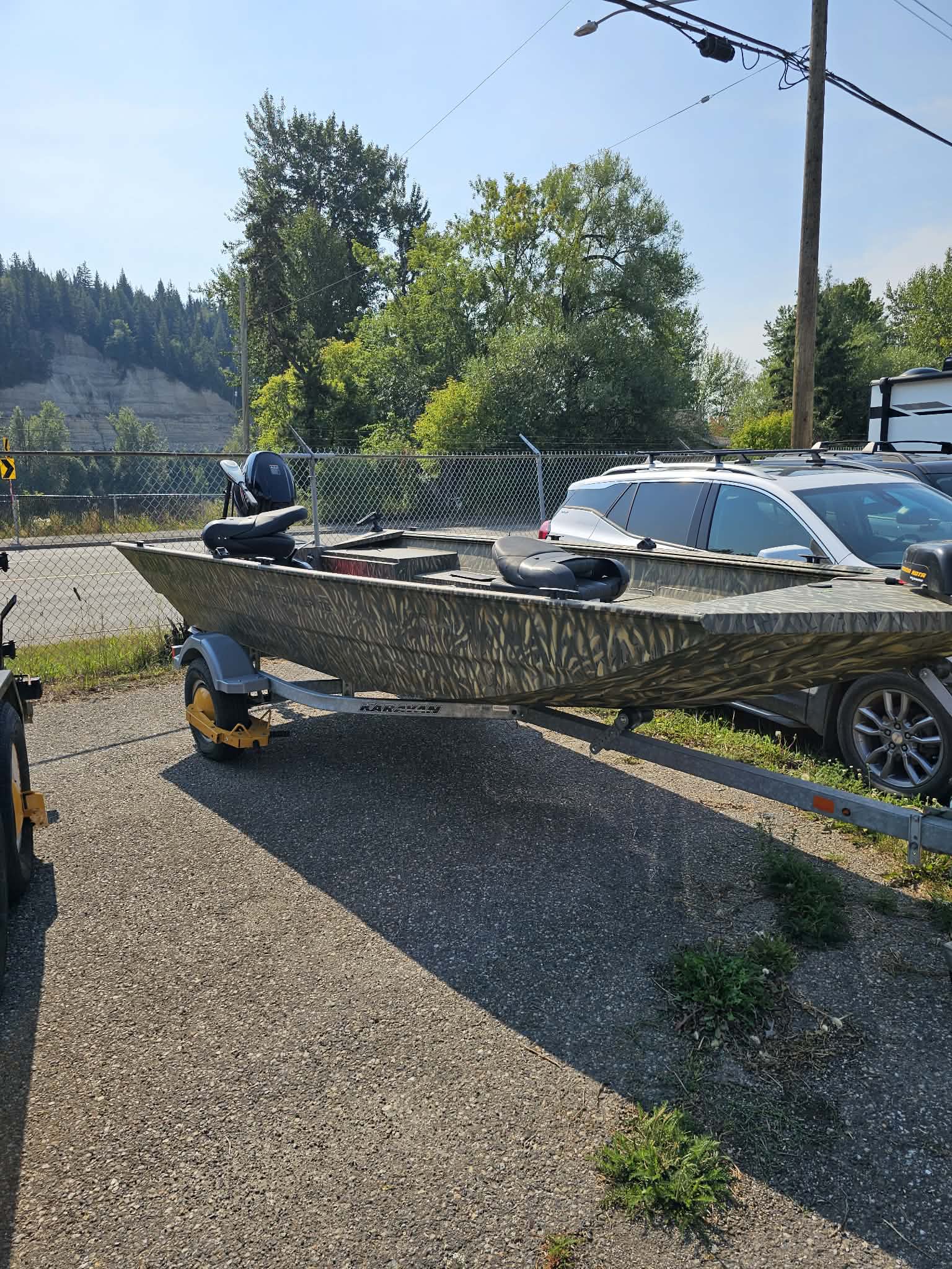 ‘Aluma Craft Boat & 2016 Boat Trailer WL511 Located in Prince George