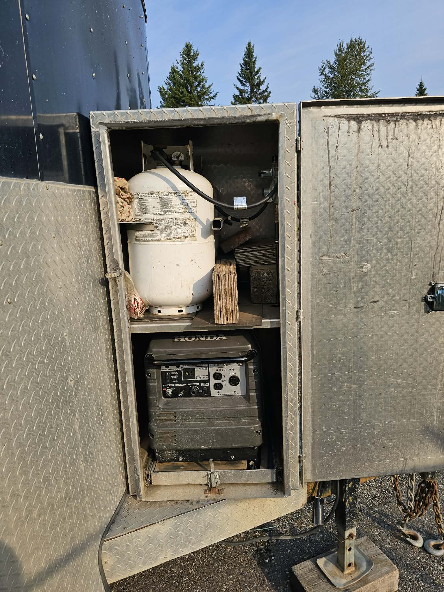 ‘2008 Interstate Cargo Trailer W/ Honda Generator WL511 Located in Prince George