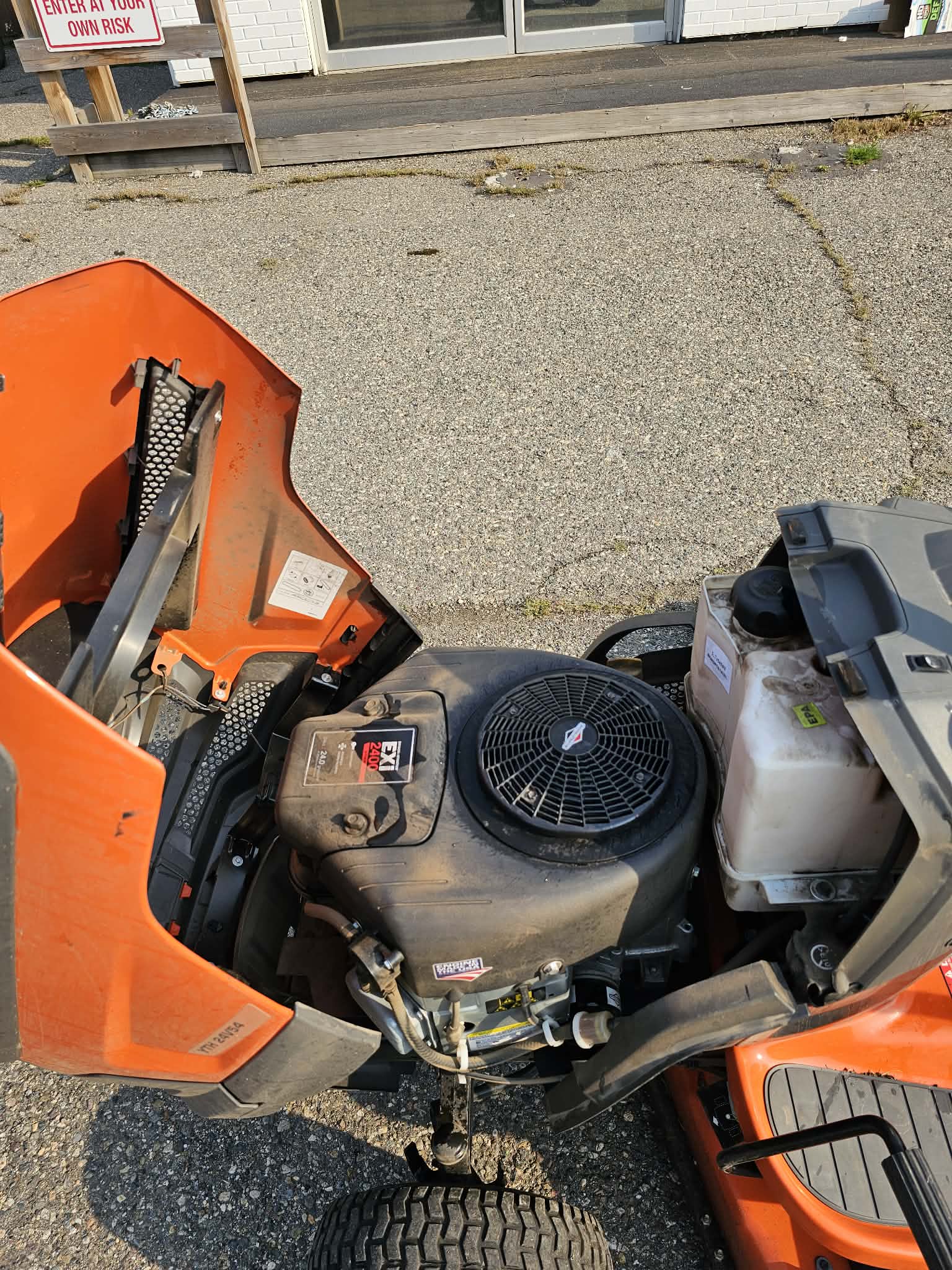 #1 Husqvarna Ride on Mower YTH-24V54 WL511 Located in Prince George