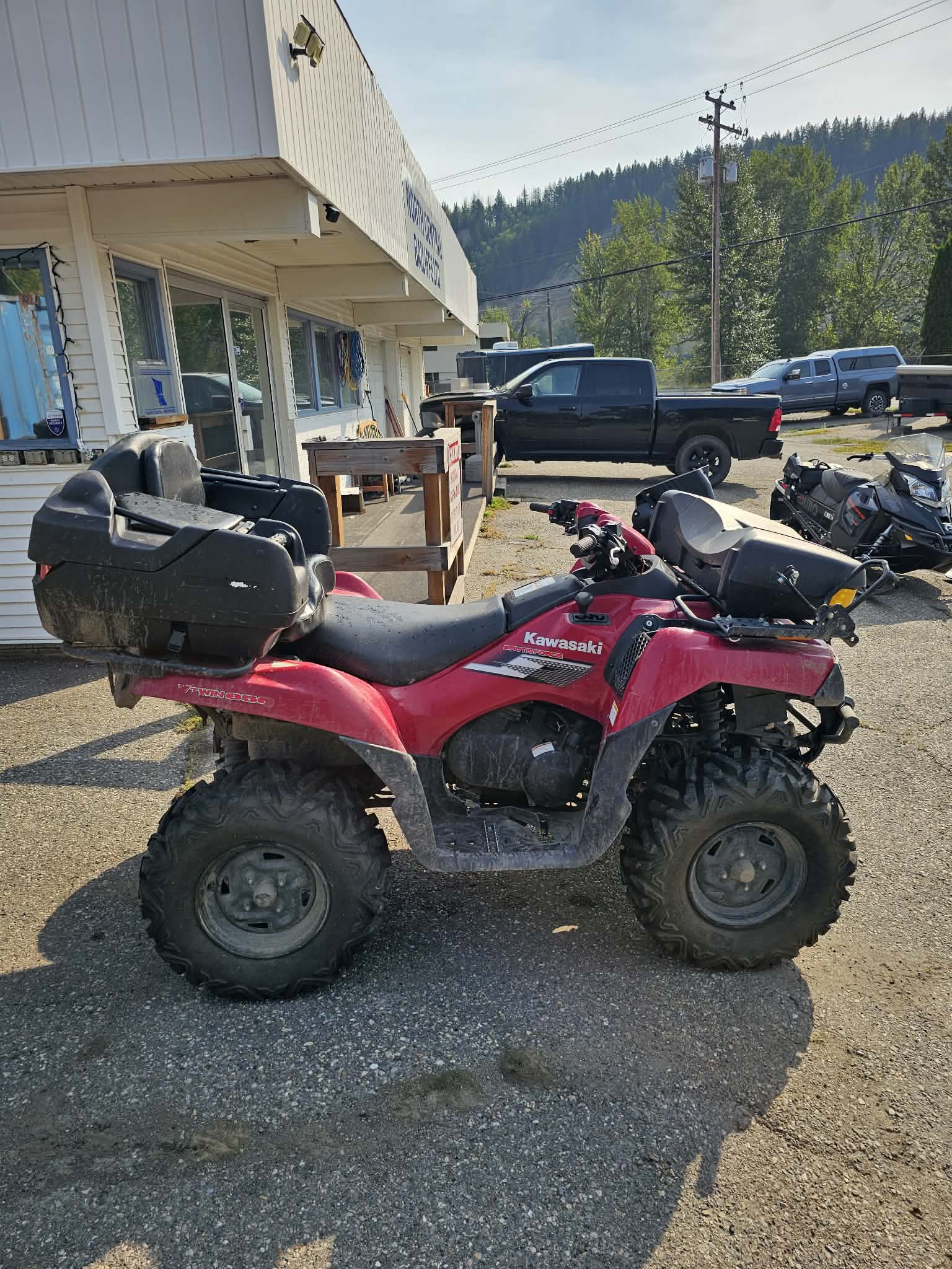2007 Kawasaki Brute Force Red WL511 Located in Prince George