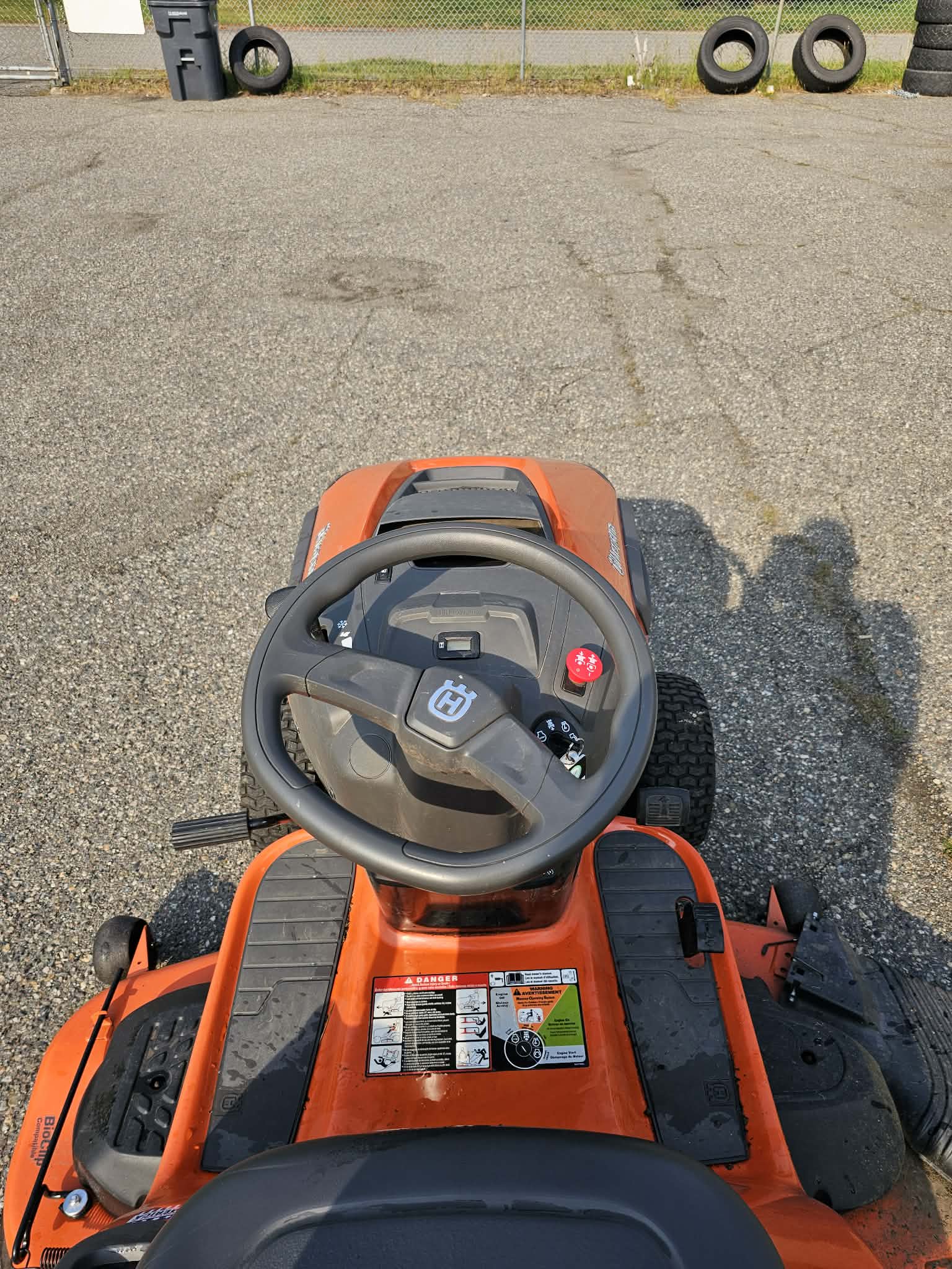 #1 Husqvarna Ride on Mower YTH-24V54 WL511 Located in Prince George