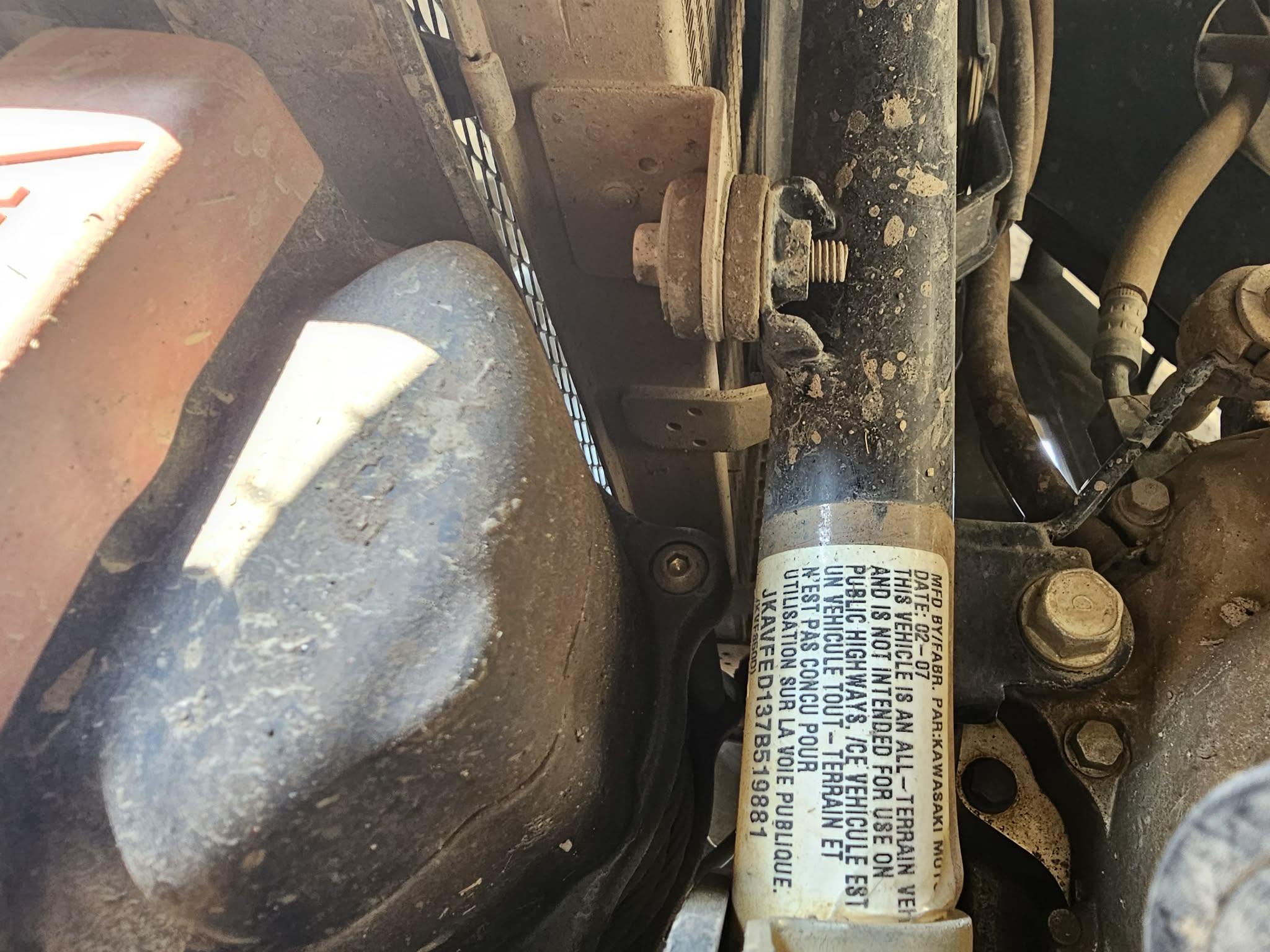 ‘2007 Kawasaki Brute Force Black WL511 Located in Prince George