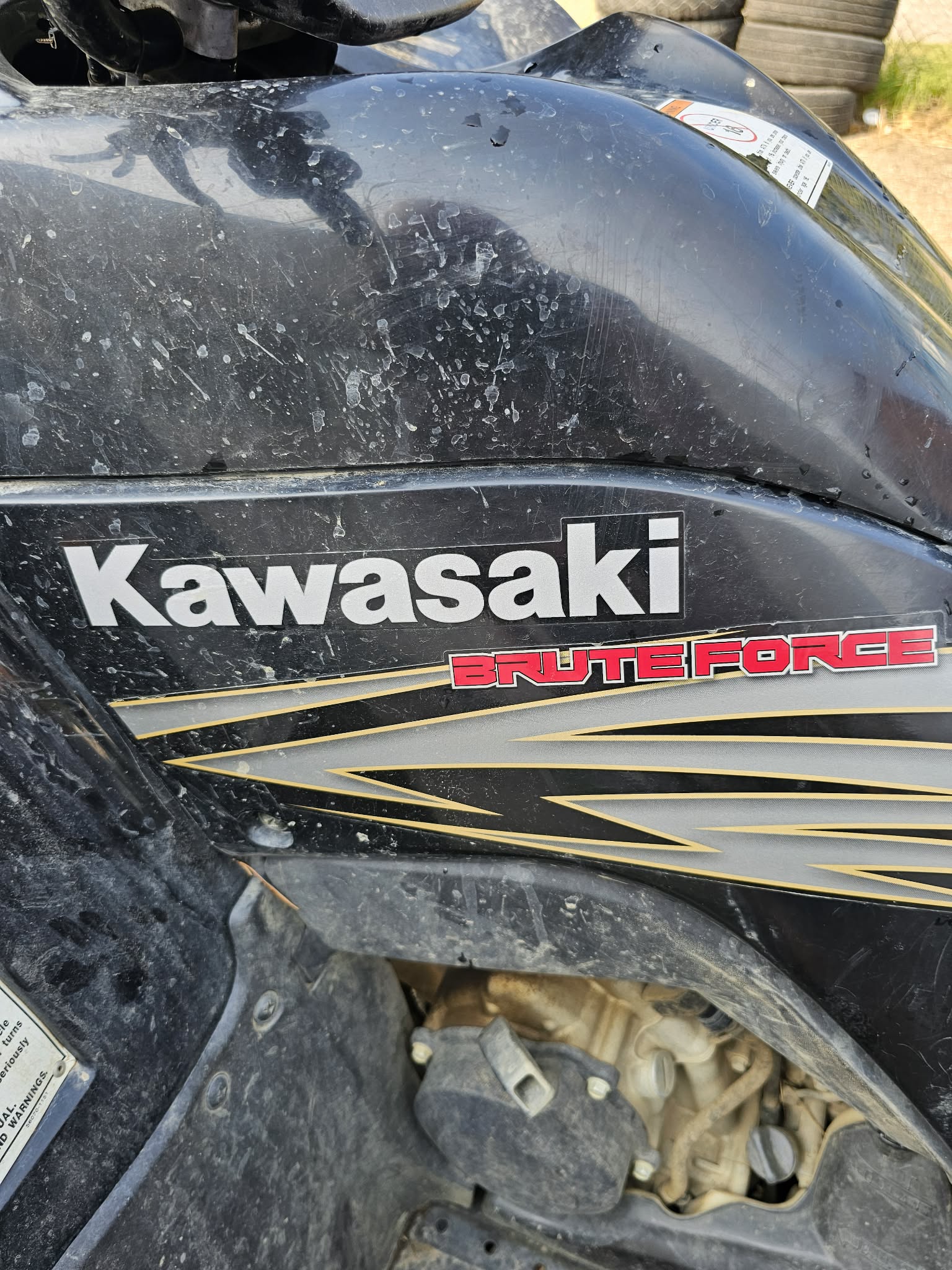 ‘2007 Kawasaki Brute Force Black WL511 Located in Prince George