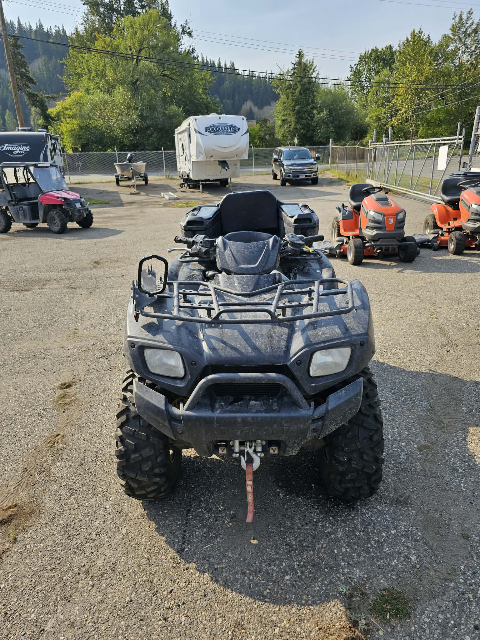 ‘2007 Kawasaki Brute Force Black WL511 Located in Prince George