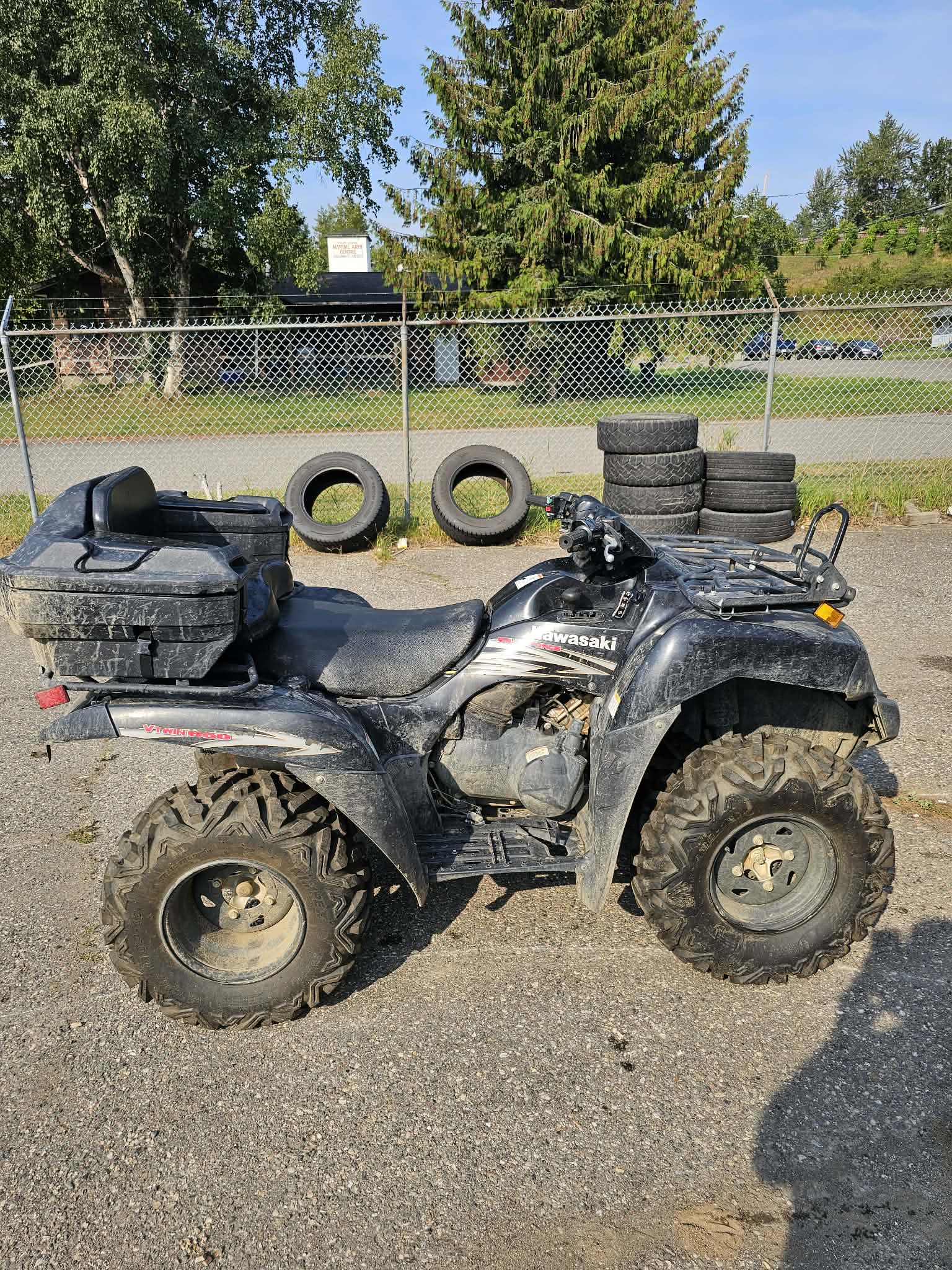 ‘2007 Kawasaki Brute Force Black WL511 Located in Prince George