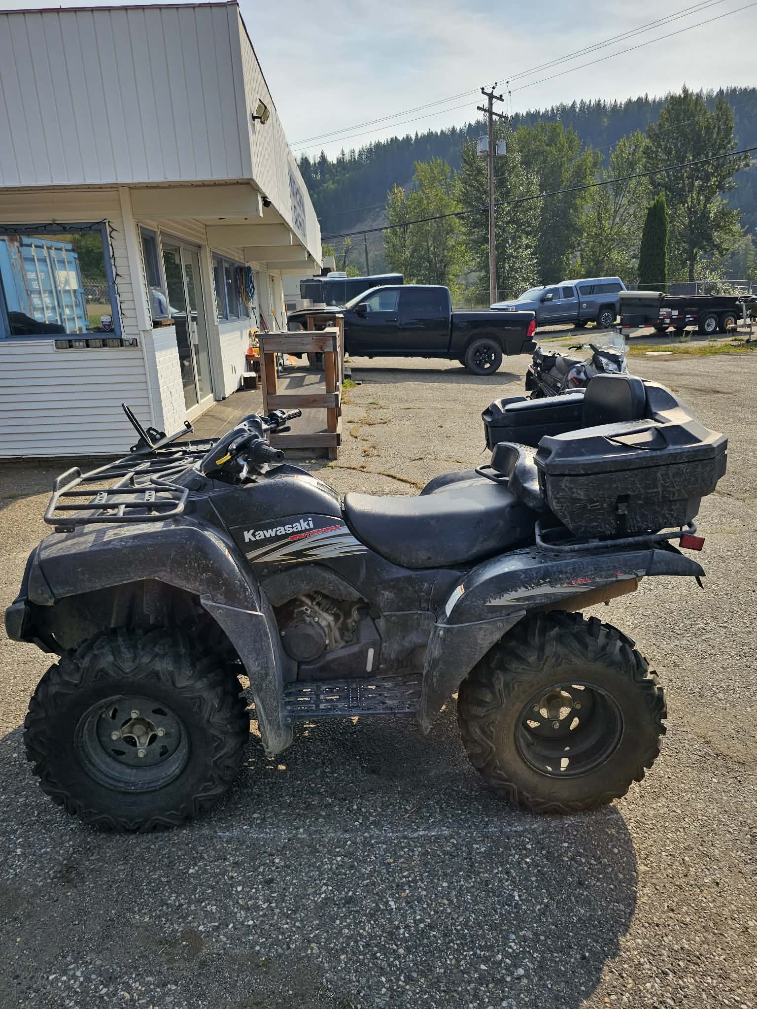 ‘2007 Kawasaki Brute Force Black WL511 Located in Prince George