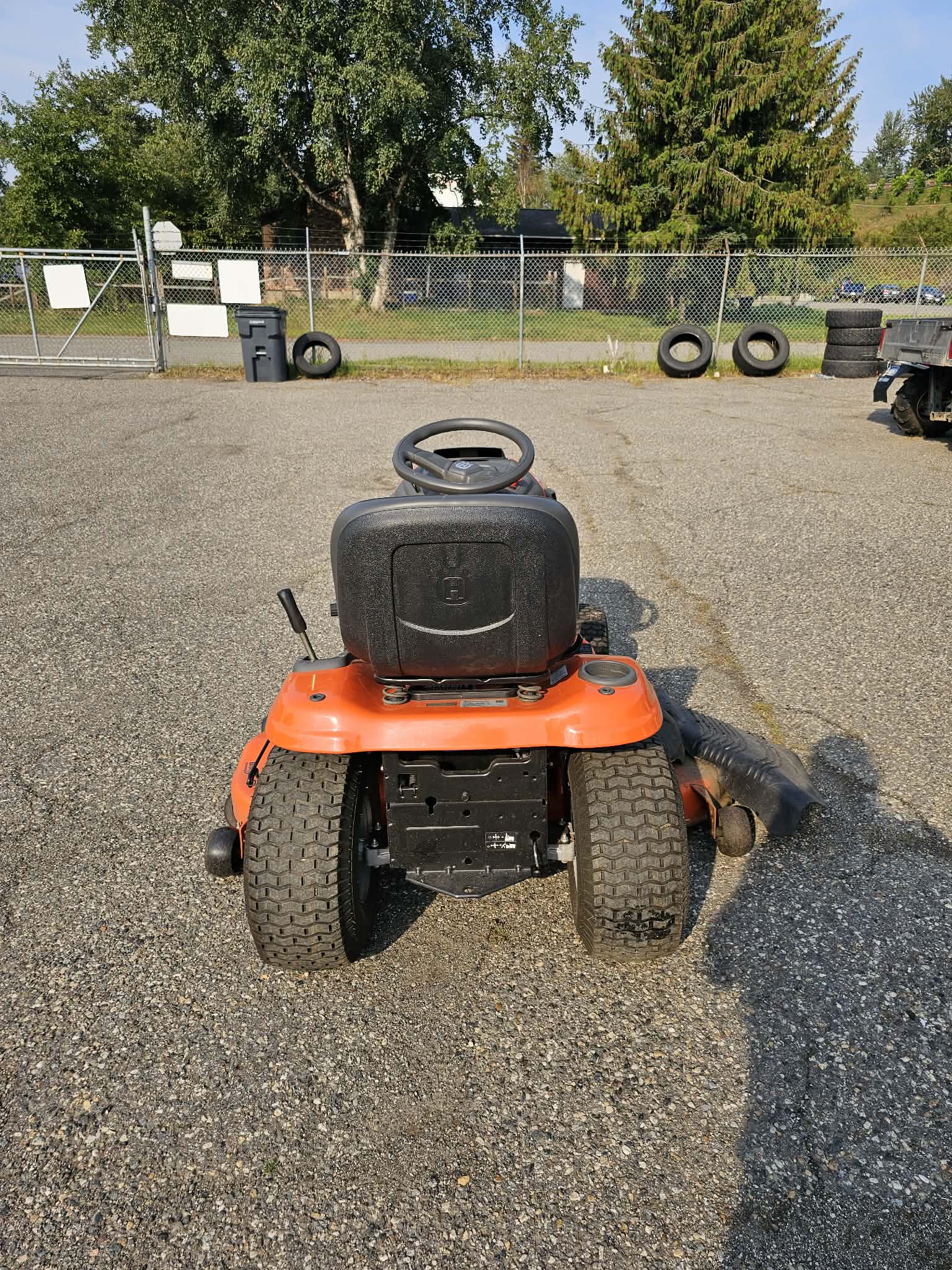 #1 Husqvarna Ride on Mower YTH-24V54 WL511 Located in Prince George